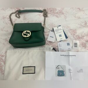 Gucci Emerald Green Crossbody Bag